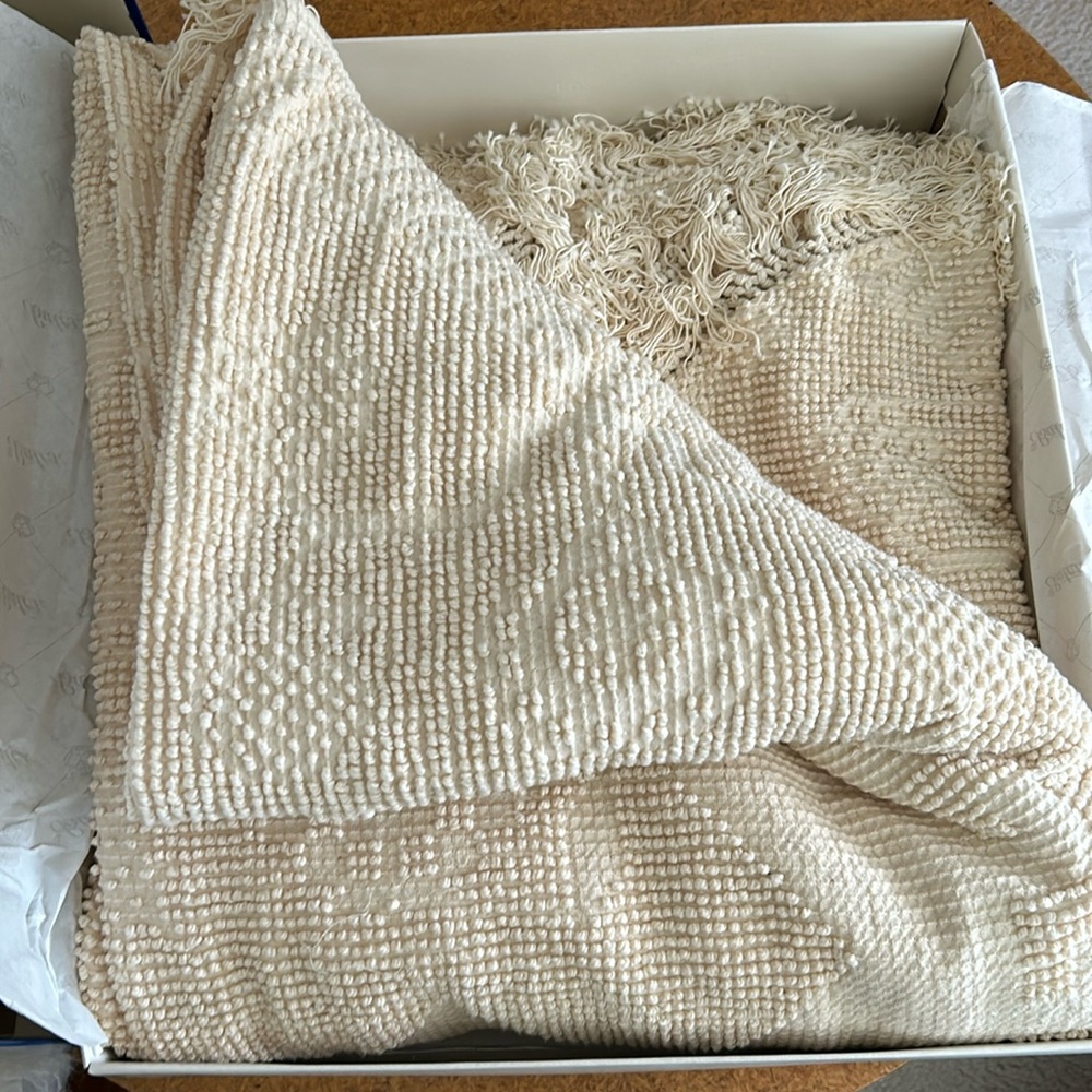 Vintage never used full Bates bedspread